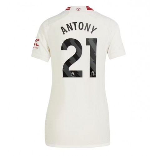 Maillot de foot Manchester United Antony #21 Troisième Femmes 2023-24 Manches Courte